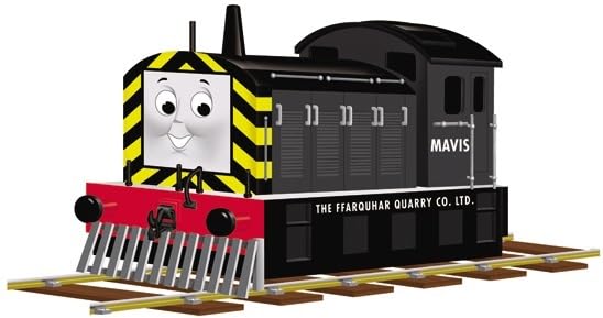 7 Inch Mavis Diesel Quarry Shunter Decal Thomas The Tank Engine Removable Wall Sticker Art Home Decor 7 inches Wide by 3 1/2 inches Tall