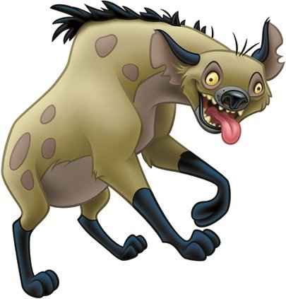 3 Piece Shenzi, Banzai and Ed Spotted Hyenas Lion King Movie Animal Removable Peel Self Stick Adhesive Vinyl Decorative Wall Decal Sticker Art Kids Room Home Decor Girl Boy Children 4 to 6 inches