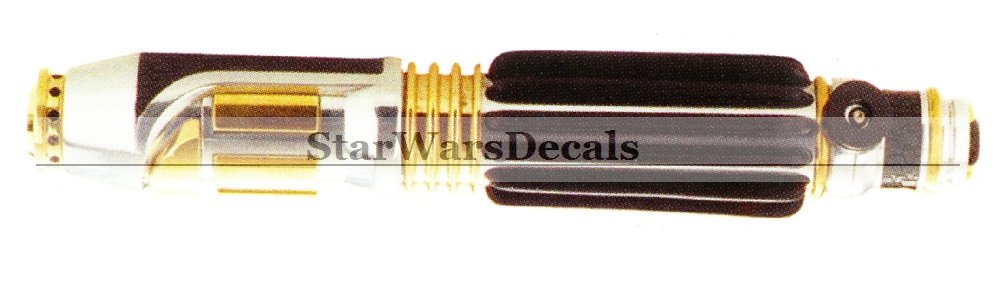 3 Inch Anakin Luke Skywalker Blue Lightsaber Jedi Knight Rebel Alliance Force Star Wars Removable Wall Decal Sticker Art Home Decor-3 1/2 Inches Wide by 3/4 Inches Tall