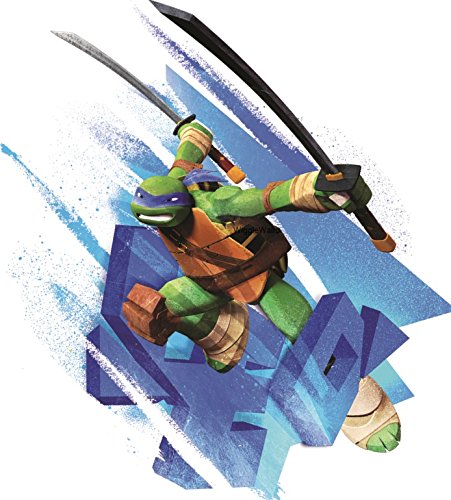 5 Inch Leonardo Logo Leo Ninja Turtle TMNT Removable Peel Self Stick Wall Decal Sticker Art Kids Decor Boys Room 5 1/2 x 4 inches