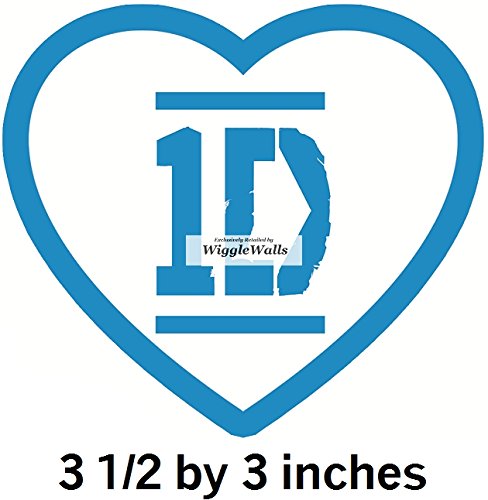 3 Inch Harry Styles One Direction 1D Wall Decal Sticker Removable Peel Self Stick Adhesive Vinyl Decorative Art Room Home Decor Girls Room Decor 3 1/2 by 3 inches