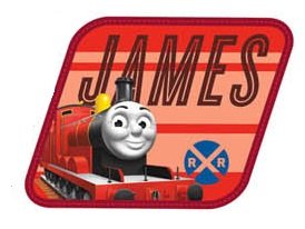4 Inch James Red No. Number 5 Thomas The Tank Engine & Friends Removable Wall Decal Sticker Art Home Decor 4 inches Wide by 3 1/2 inches Tall