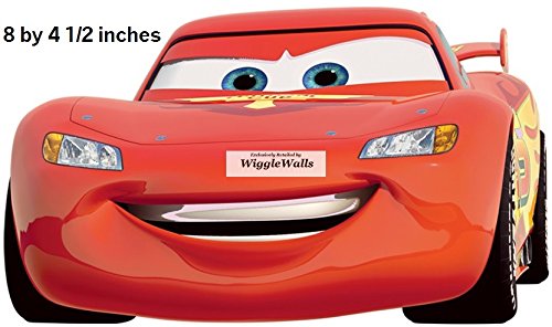 8 Inch Lightning McQueen Wall Decal Sticker 95 Disney Pixar Cars 3 Movie Removable Peel Self Stick Adhesive Vinyl Decorative Art Room Home Decor Kids Room Nursery Racing Decor 8 by 4 1/2 inches