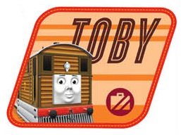 4 Inch Toby The Tram Engine No. 7 Thomas The Tank Engine & Friends Removable Wall Decal Sticker Art Home Decor 4 1/2 inches Wide by 3 1/2 inches Tall