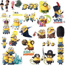 Despicable Me Minion Characters Wall Decals
