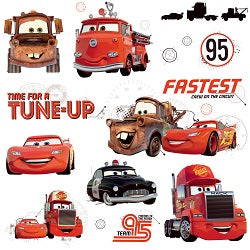 Disney Cars Movie Characters Wall Decals