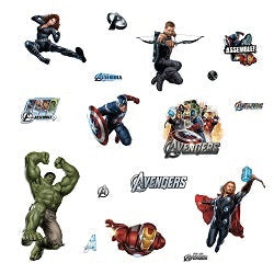 Marvel Comics Avengers Characters Wall Decals