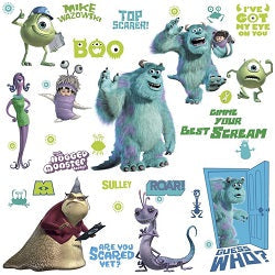 Disney Pixar Monsters Inc Wall Decals