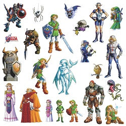 Nintendo Legend of Zelda Ocarina of Time Characters