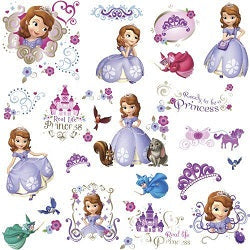 Walt Disney Princess Sofia the First Wall Decals