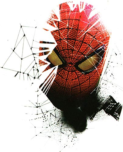 3 Inch Amazing Spider-Man Logo Decal Symbol Spiderman Marvel Comics Removable Peel Self Stick Adhesive Vinyl Decoration Wall Sticker Art Kids Room Home Decor Boys Nursery 3 by 3 1/2 inches