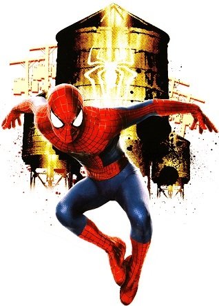 8 inch Amazing Spiderman Spider Man Marvel Comics Removable Peel Self Stick Adhesive Vinyl Decorative Wall Decal Sticker Art Kids Room Home Decor Boys Children Nursery Baby 6x8 Inch Tall
