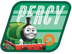 4 Inch Percy No. Number 6 The Small Engine Green Thomas The Tank and Friends Removable Wall Decal Sticker Art Home Decor 4 inches Wide by 3 inches Tall
