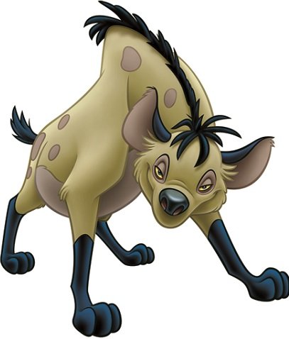 3 Piece Shenzi, Banzai and Ed Spotted Hyenas Lion King Movie Animal Removable Peel Self Stick Adhesive Vinyl Decorative Wall Decal Sticker Art Kids Room Home Decor Girl Boy Children 4 to 6 inches