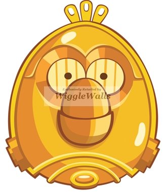 5 Inches C3PO C3-PO Matilda White Bird Angry Birds Star Wars Removable Peel Self Stick Adhesive Vinyl Decorative Wall Decal Sticker Art Kids Room Home Decor Girl Boy 4x5 Inch