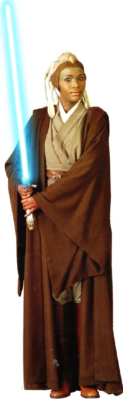 12 Inch Adi Gallia Lightsaber Jedi Knight Master Council Rebel Alliance Force Star Wars Classic Episode I 1 Phantom Menace Removable Wall Decal Sticker Art Home Decor Kids Room-3x12 Inch