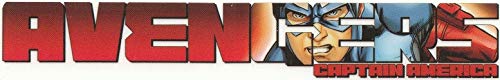 5 Inch Avengers Captain America Logo Decal Marvel Comics Avengers Removable Peel Self Stick Vinyl Wall Sticker Art Kids Room Home Decor 4 1/2 x 1/2 Inch Tall