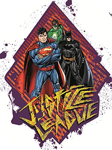 7 Inch Batman Superman Green Lantern Decal DC Comics Justice League Repositionable Removable Peel Self Stick Wall Sticker Art Home Decor (Decoration for Walls Laptop Tumbler) 6 by 7 inch