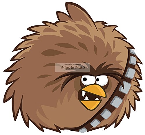 8 Inches Terrance Big Brother Chewbacca Chewie Wookie Angry Birds Star Wars Removable Peel Self Stick Adhesive Vinyl Decorative Wall Decal Sticker Art Kids Room Home Decor Girl Boy 8x8 Inch