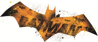 4 Inch Batman Symbol Logo Decal Bat Man Dark Knight DC Comics Justice League Repositionable Removable Peel Self Stick Wall Sticker Art Home Decor (Decoration for Walls Laptop Tumbler) 4 by 2 inch