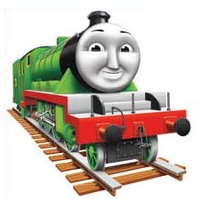 4 Inch Henry Green No. 3 Thomas The Tank Engine & Friends Removable Wall Decal Sticker Art Home Decor 4 inches Wide by 4 inches Tall