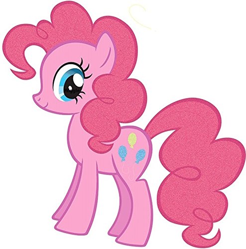 9 Inch Pinky Pie Wall Decal Sticker Pinky MLP Pegaus Pony The Movie Removable Peel Self Stick Adhesive Vinyl Decorative Art Kids Room Home Decor Girl Bedroom Nursery 9 by 8 1/2 inches Tall