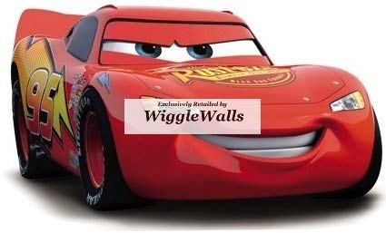 5 Inch Lightning McQueen Wall Decal Sticker 95 Disney Pixar Cars 3 Movie Removable Peel Self Stick Adhesive Vinyl Decorative Art Room Home Decor Kids Room Nursery Racing Decor 5 1/2 by 3 1/2 inches