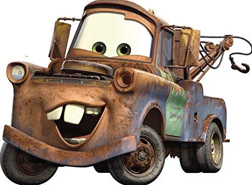 10 Inch Tow Mater Truck Disney Pixar Cars 2 Movie Removable Wall Decal Sticker Art Home Decor 10.5 x 8 Inches