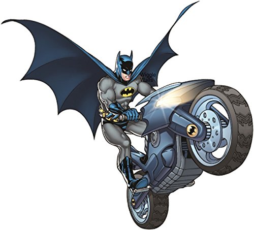 8 Inch Batbike Batman Motorcycle Bat Bike Man Dark Knight DC Comics Justice League Beyond Begins Forever Origins Returns Removable Wall Decal Sticker Art Home Decor -6 Inch x 8 inch