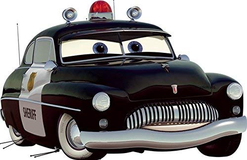 8 Inch Sheriff Radiator Springs Cars 2 Movie Removable Wall Decal Sticker Art Home Racing Decor Sherrif Sherriff