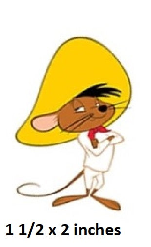 Cartoon character with a yellow hat on a white background
