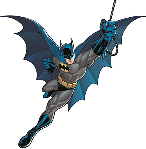 9 Inch Batman Bat Man Dark Knight DC Comics Justice League Beyonad Begins Forever Origins Returns Removble Wall Decal Sticker Art Home Decor -8 1/2 Inch x 9 inch