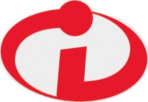 4 Inch Logo Symbol Incredibles 2 Movie Removable Peel Self Stick Wall Decal Sticker Art Bathroom Kids Room Walt Disney Pixar Home Decor 4 inch by 3 inch
