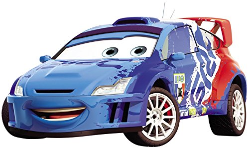 8 Inch Raoul ÇaRoule #6 France World Grand Prix Walt Disney Pixar Cars 2 Movie Removable Wall Decal Sticker Art Home Racing Decor