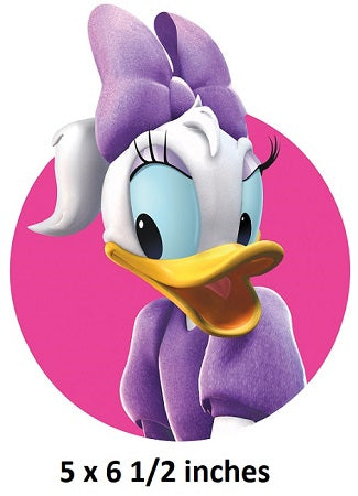 Daisy Duck Wall Decal Removable Sticker Walt Disney Peel and Stick Home Decor Art 5 x 6.5 inches