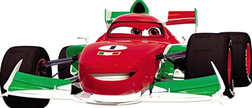 11 Inch Francesco Bernoulli #1 Italy World Grand Prix Walt Disney Pixar Cars 2 Movie Removable Wall Decal Sticker Art Home Racing Decor