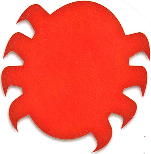 3 Inch Ultimate Spider-Man Red Logo Decal Spiderman Marvel Comics Removable Peel Self Stick Adhesive Vinyl Decoration Wall Sticker Art Kids Room Home Decor Boys Nursery 2 1/2 x 2 1/2 Inch Tall