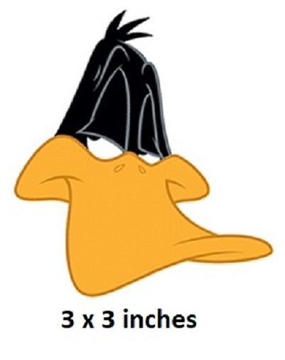 Daffy Duck Wall Decal Looney Tunes Removable Sticker Art Peel and Stick Home Room Decor 3 x 3 inches