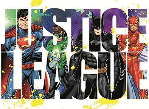 9 Inch Decal Batman Flash Green Lantern DC Comics Repositionable Removable Peel Self Stick Wall Sticker Art Home Decor (Decoration for Walls Laptop Tumbler) 9 by 6 inch