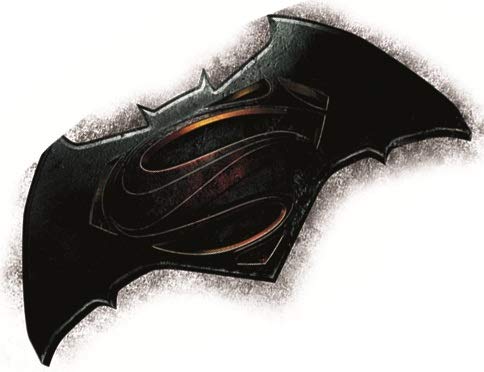 5 Inch Batman v Superman Decal vs versus Bat Man Dark Knight DC Comics Repositionable Removable Peel Self Stick Wall Sticker Art Home Decor (Decoration For Walls Laptop Yeti Boys Room) 4 1/2 by 2 inch