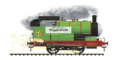 8 Inch Percy No. Number 6 The Small Engine Green Thomas The Tank and Friends Removable Wall Decal Sticker Art Home Decor 8 inches Wide by 4 inches Tall