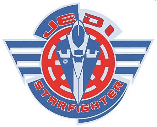3 Inch Jedi Starfighter Badge Decal Master Knight Rebel Alliance Force Star Wars Removable Wall Sticker Art Home Decor Kids Room 3 Inches Wide by 2 1/2 Inches Tall