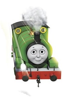 3 Inch Percy No. Number 6 The Small Engine Thomas The Tank and Friends Removable Wall Decal Sticker Art Home Decor 2 inches Wide by 3 1/2 inches Tall
