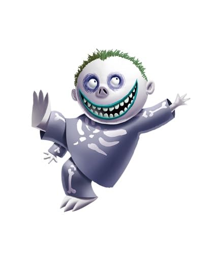 Generic 3"" Barrel Oogie Boogie Henchman Wall Decal The Nightmare Before Christmas Peel and Stick Vinyl Sticker Tim Burton Room Decoration Removable Home Decor Self Adhesive Art 3 1/2 x 3 1/2 Inches