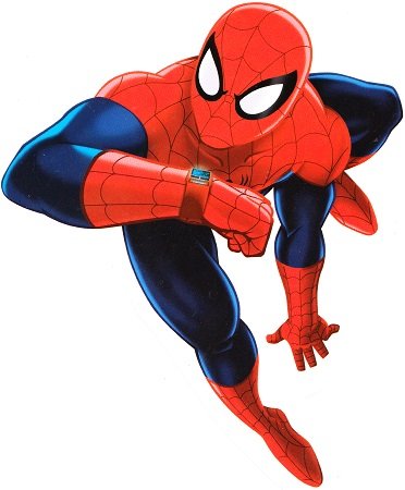 6 Inch Ultimate Spiderman Communicator Decal Spider Man Marvel Comics Removable Peel Self Stick Adhesive Vinyl Decoration Wall Sticker Art Kids Room Home Decor Boys Children Nursery Baby 5x6 Inch Tall