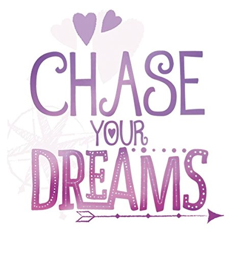 5 Inch Chase Your Dreams Wall Decal Sticker MLP Pony The Movie Removable Peel Self Stick Adhesive Vinyl Decorative Art Kids Room Home Decor Girl Bedroom Nursery 5 by 5 inches Tall