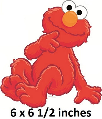 Red cartoon character with a large orange nose on a white background