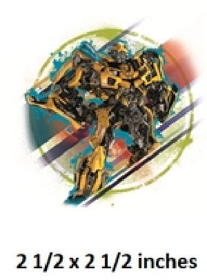 DOTM Bumblebee Cameo Wall Decal Transformers Removable Sticker Art Peel and Stick Home Room Decor 7.5 x 5 inches