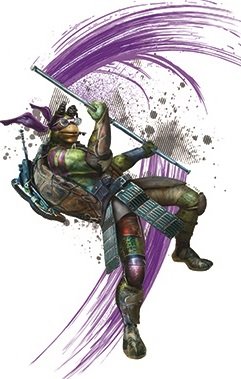 5 Inch Donatello Logo Donnie Ninja Turtle TMNT Removable Peel Self Stick Wall Decal Sticker Art Kids Decor Boys Room 4 x 5 inches