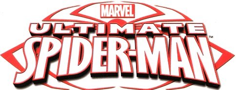 5 Inch Ultimate Spiderman Logo Decal Spider Man Text Words Removable Peel Self Stick Adhesive Vinyl Decoration Wall Sticker Art Kids Room Home Decor Boys Children Nursery Baby 5x2 Inch
